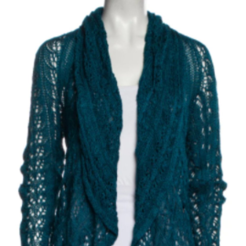 Oscar De La Renta Open Front Sweater